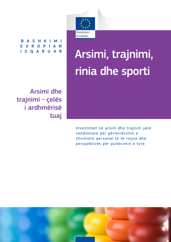 Arsimi, trajnimi, rinia dhe sporti