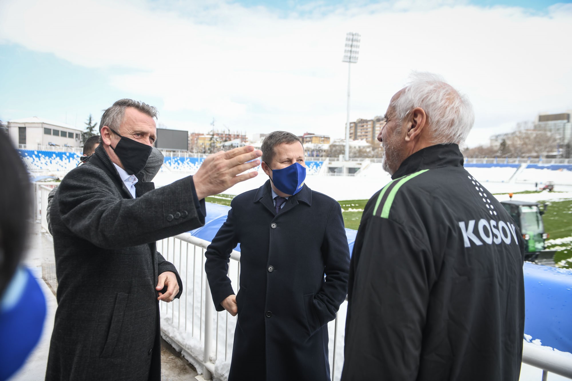 Head of EU Office in Kosovo visits Kosovo National Football Team