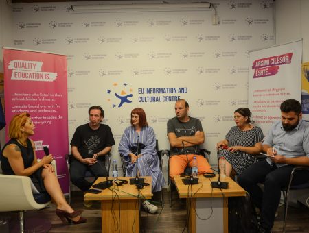 A panel discussion about the connection between art, culture and education welcomed different panelists at EUICC on the 13th of June 2018.