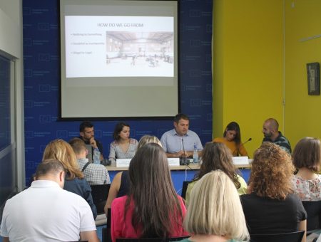 Panelists at Europe House discuss about the importance of voluntary work