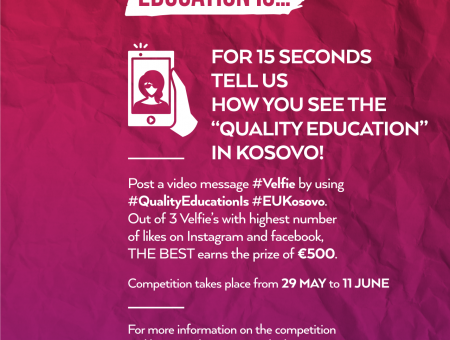 Gara VELFIE (video selfie) në temën e Arsimit Cilësor