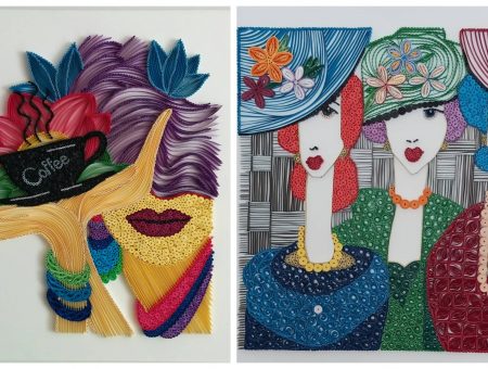 “Woman” by Mimoza Studenica, an exhibition of filigree on paper