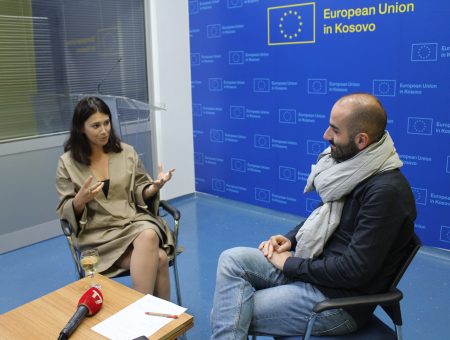Krenare Rugova tells her story as part of ‘EU Inspirational Talks’