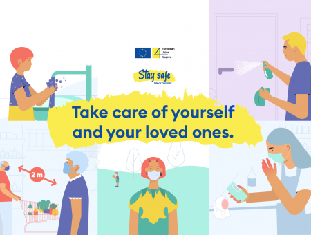 The EU Office in Kosovo and Europe House have launched the COVID 19 awareness campaign